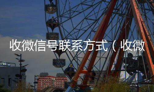 收微信号联系方式(收微信号联系方式怎么设置)